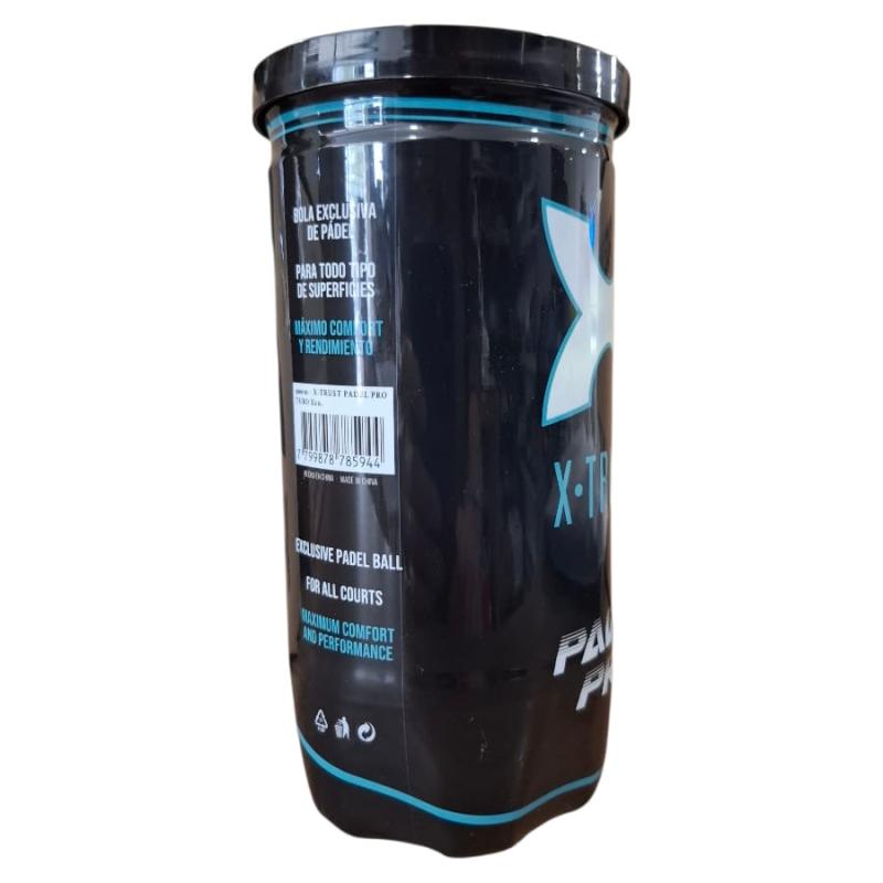 Pelota X-Trust Padel Pro tubo x 2 unidades