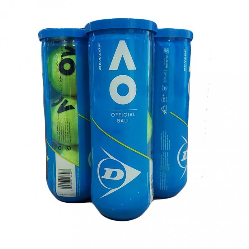 Pelota Dunlop Australian Open tubo x 3 unidades