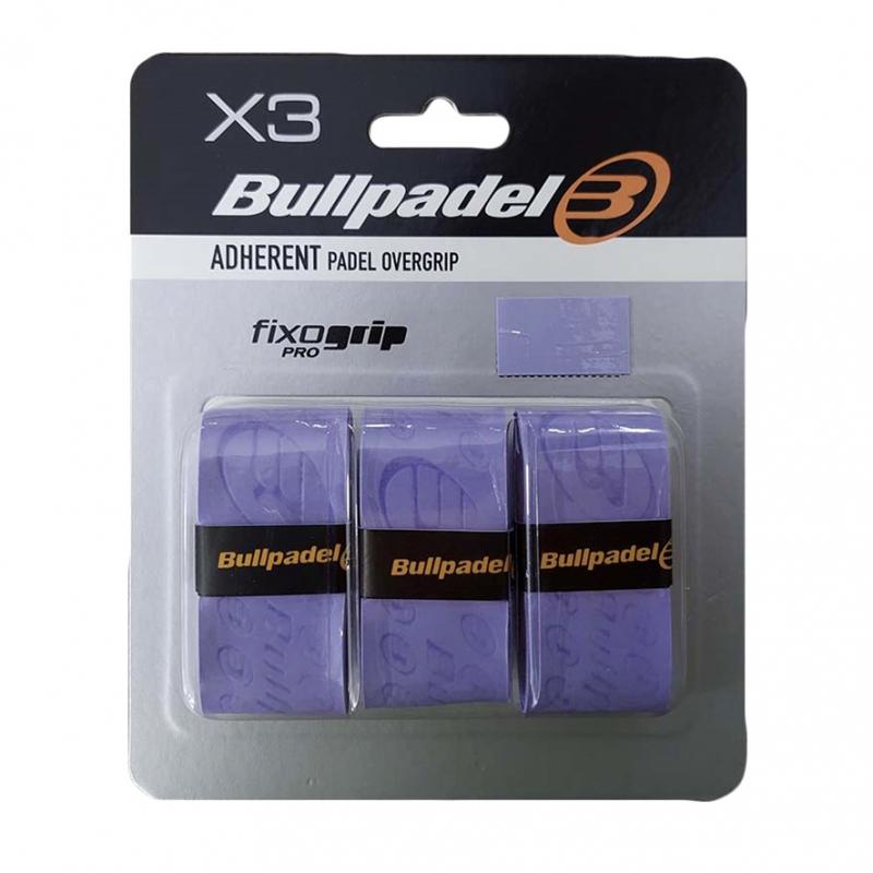 Cubregrip Bullpadel Adherent lila pack blister x3 unidades