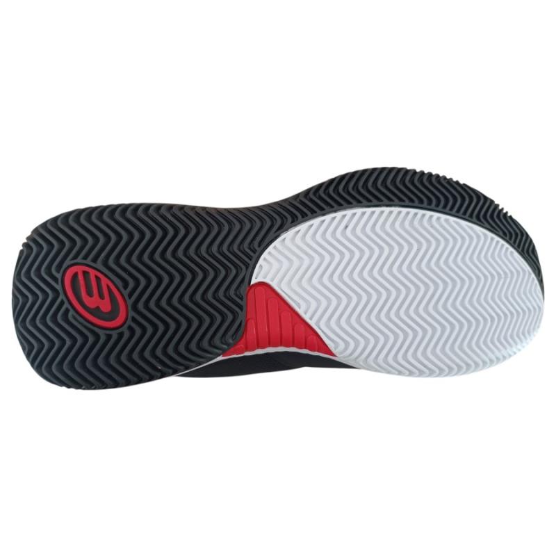 Zapatilla Bullpadel Bowi 25V Negro/Rojo