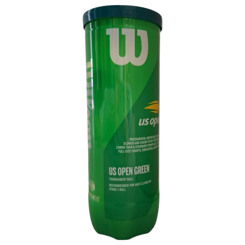 Pelota de tenis Wilson US Open Punto Verde