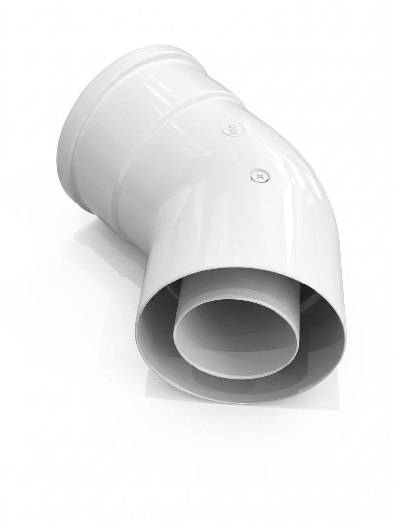 CODO 45º COAXIAL BAXI