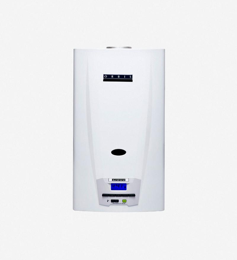CALEFON ORBIS A GAS SIN LLAMA PILOTO -315KSO- TN DIG G/N APTO TERMO SOLAR, MODULANTE TERMOSTATICO 14L