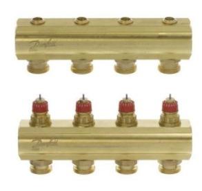 Colector Completo Danfoss 4 circuitos (Foto ilustrativa)