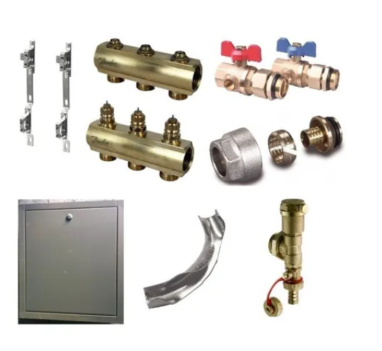 Colector Completo Danfoss 4 circuitos (Foto ilustrativa)