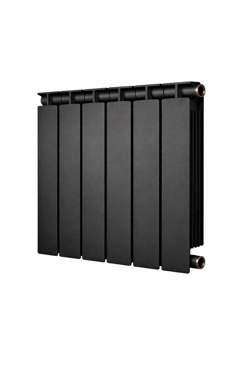 RADIADOR T 500 NEGRO DE 6 ELEMENTOS