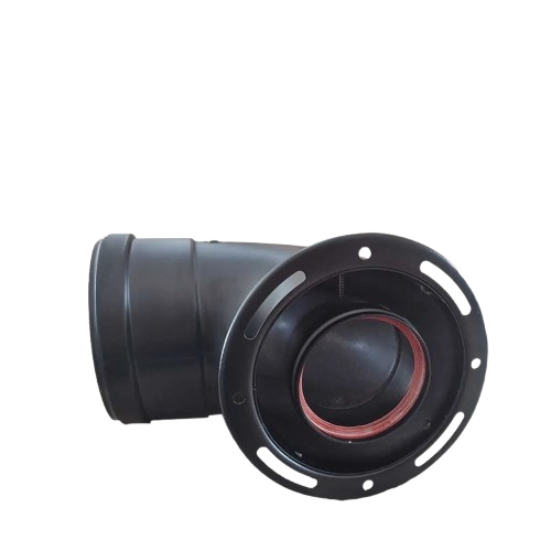KIT CODO Y TUBO COAX 60/100 TERMIN NEGRO