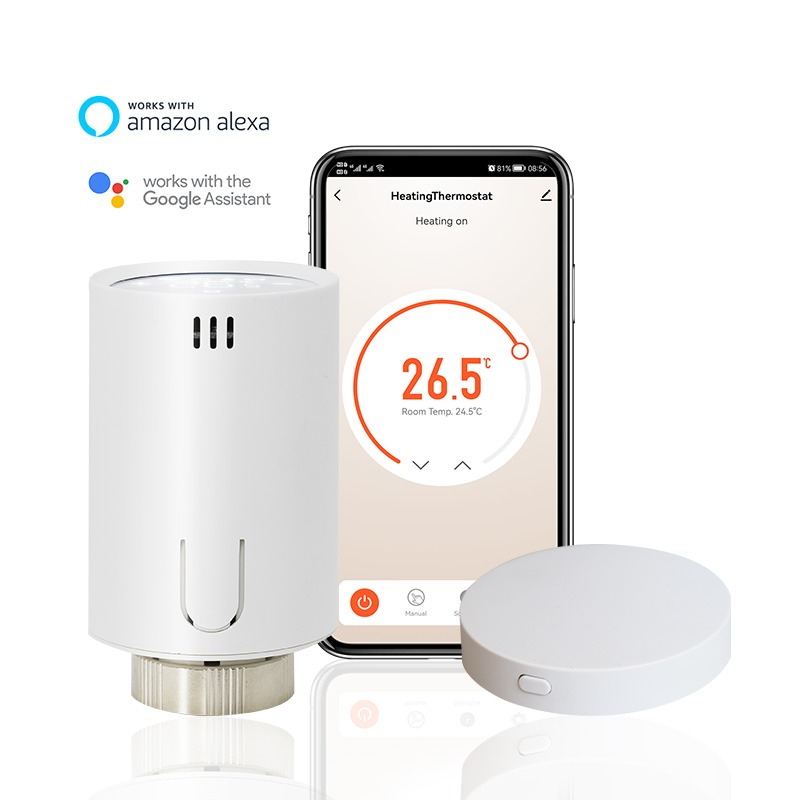 TERMOSTATO DIGITAL PARA RADIADOR + GATEWAY