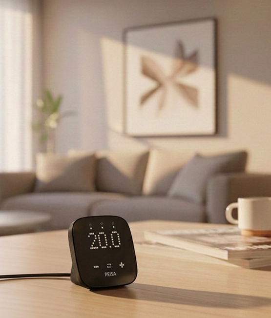 TERMOSTATO INALAMBRICO ZENTRALY WI-FI (NEGRO)