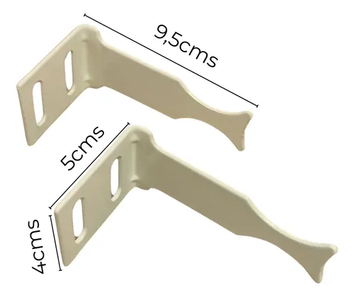 MENSULA SOPORTE ZINCADA RADIADOR PARA CONSTRUCCION EN SECO X 2 UNIDADES