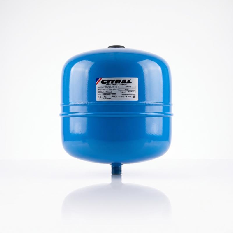VASO DE EXPANSION GITRAL HIDROBLUE HIDRONEUMATICO 12L 3/4