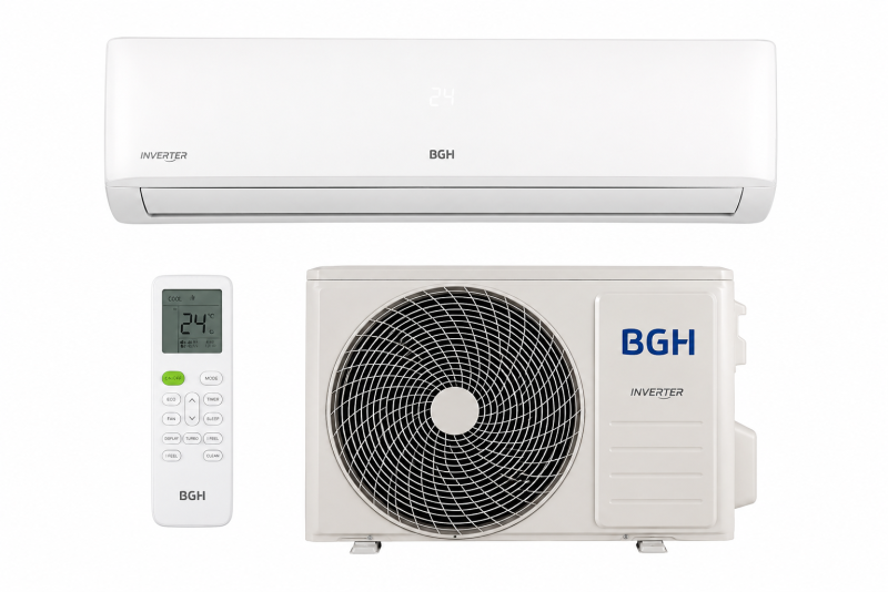 SPLIT DE PARED BGH INVERTER 9030 FRG REALES F/C