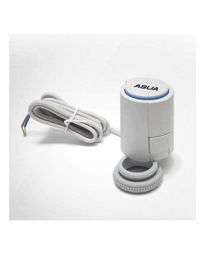 CABEZAL TERMOSTATICO ELECTRICO CON INDICADOR DE APERTURA (PARA COLECTOR) - ASUA 230V NC