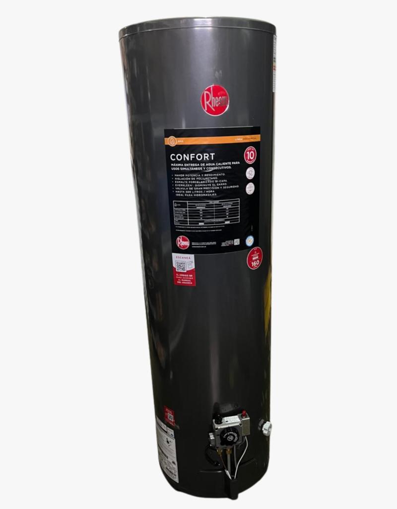 TERMOTANQUE  ENLOZ 07 RHEEM AP 160 LTS GE (NEGRO) (OUTLET-CON GARANTIA DE FABRICA)