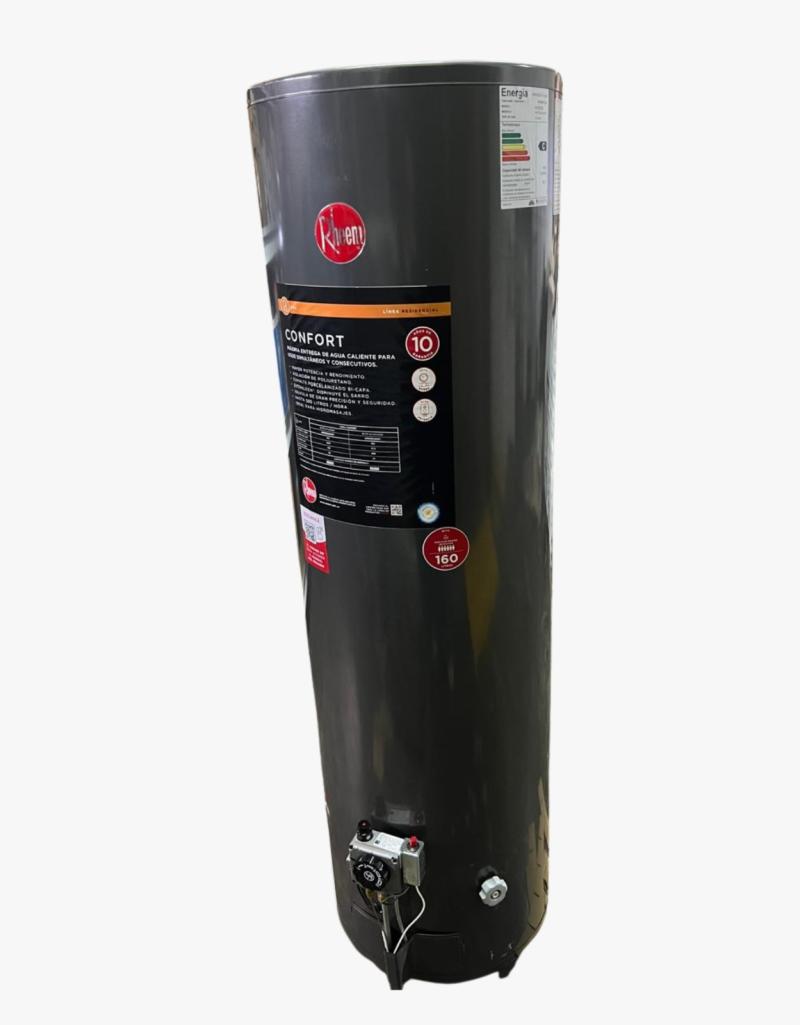TERMOTANQUE  ENLOZ 07 RHEEM AP 160 LTS GE (NEGRO) (OUTLET-CON GARANTIA DE FABRICA)