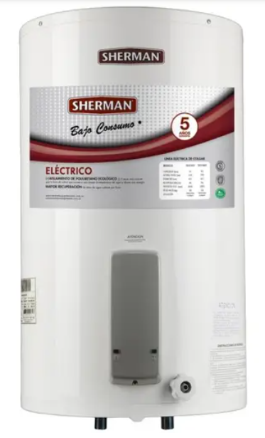 Termotanque Sherman Electrico 85 lts Colgar