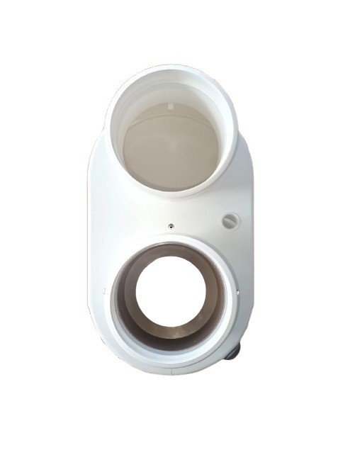 KIT SALIDA CONDUCTO DIVIDIDO  2X80 MM DIVA