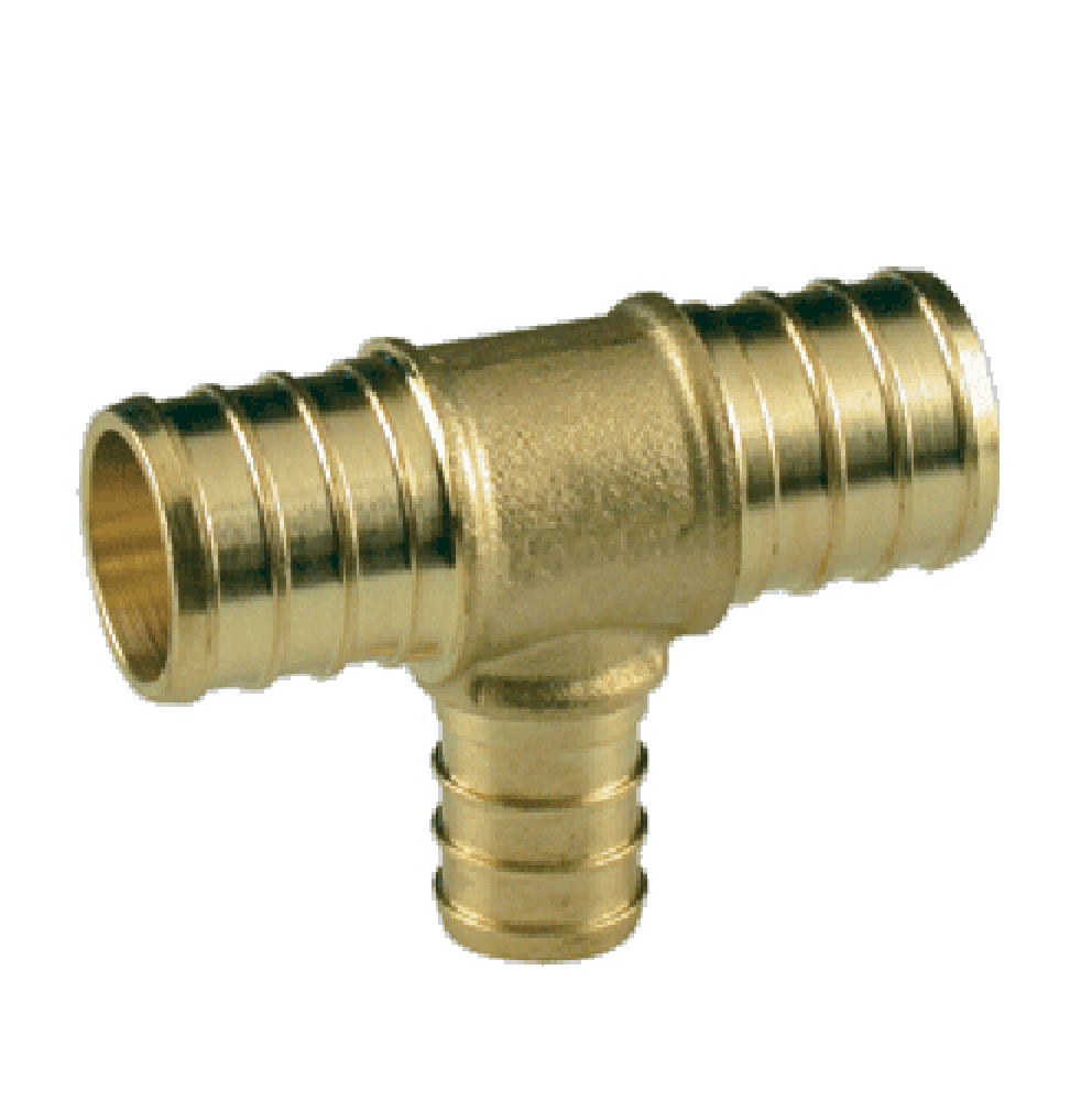 Tee recta con reducción Racor Giacomini 1" x 3/4" x 3/4"