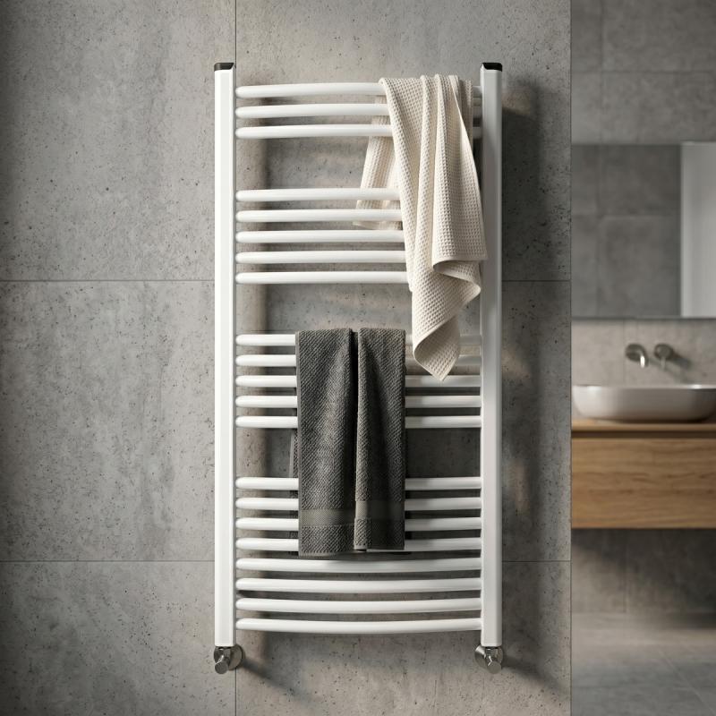 Toallero Euterma Curvo Blanco Euterma 115 X 45