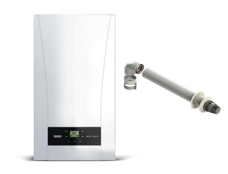 COMBO CALDERA BAXI ECO NOVA DS 32F GN + KIT CONEXIONES HIDRAULICO + TERMOSTATO BOTONES