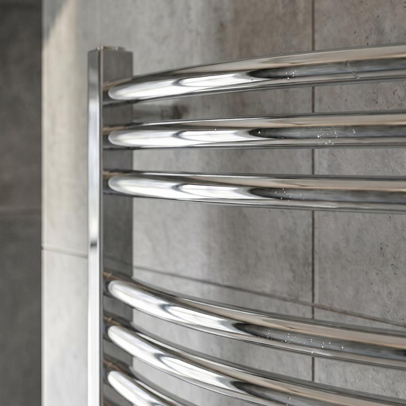 Toallero Euterma Curvo Cromado Euterma 115 X 50