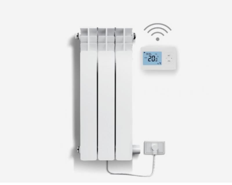 RADIADOR EUTERMA ELECTRICO 500W CON TERMOSTATO INALAMBRICO 3 ELEMENTOS