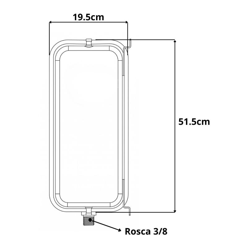 Vaso De Expansión Rectangular Zilmet 6 Litros 3/8"
