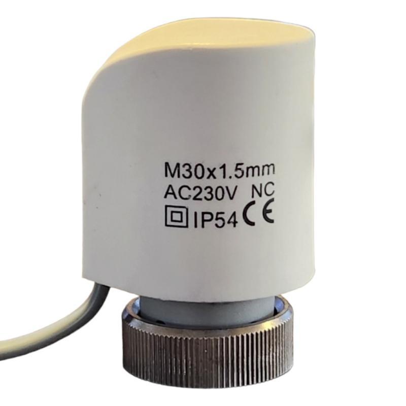 CABEZAL TERMOSTATICO ELECTRONICO (NA) 230V