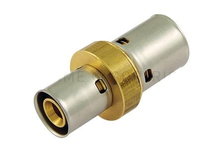 Racor Recto Reducción Tiemme 25 mm x 20 mm Press Fitting