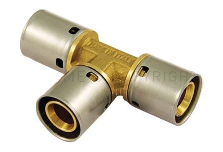 Tee Racor Press Fitting Tiemme 32 mm