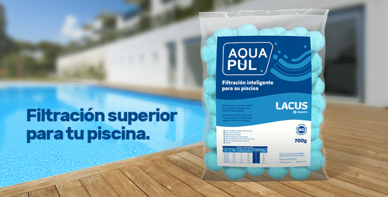 CARGA FILTRANTE AQUAPUL 700GRS AQUAPUL = 25KL ARENA LACUS