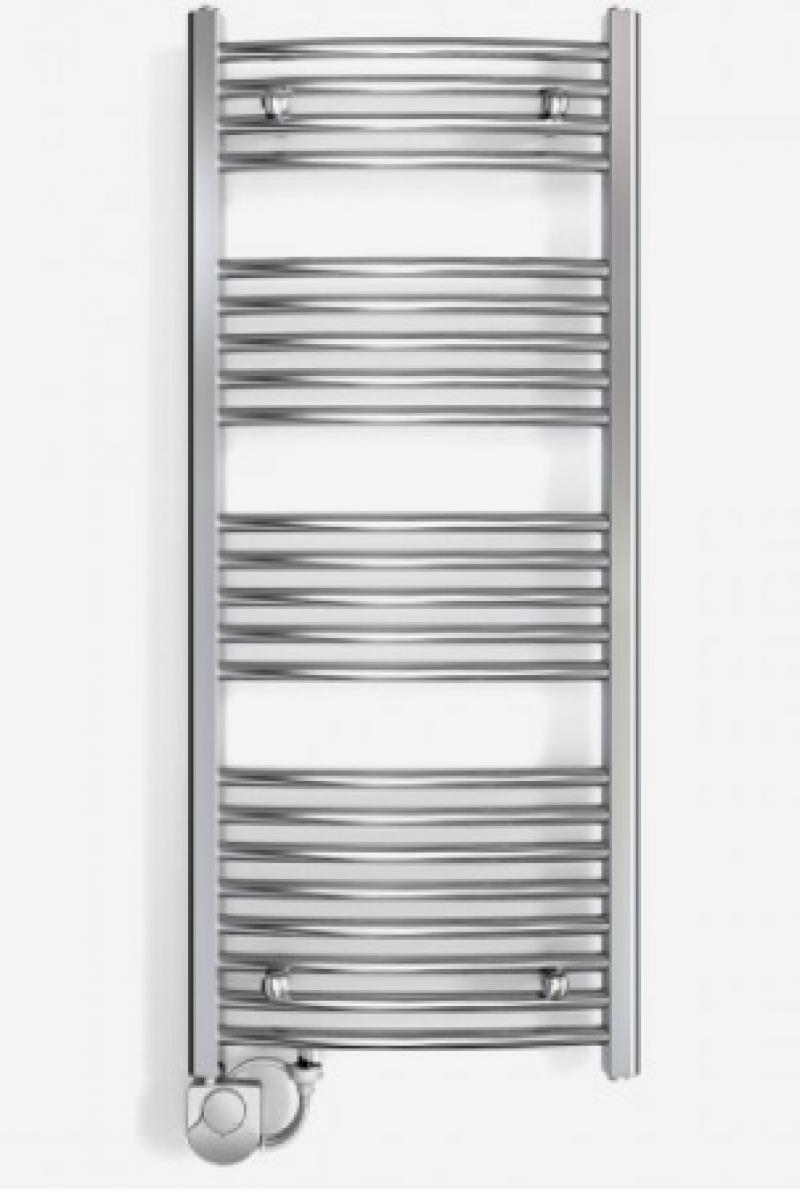 TOALLERO EUTERMA ELECTRICO MARTINA 115 (CURVO) COLOR CROMADO DERECHO 500W