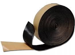 CINTA ELASTOMERICA NEGRA 3MM X 5CM X 15 MTS