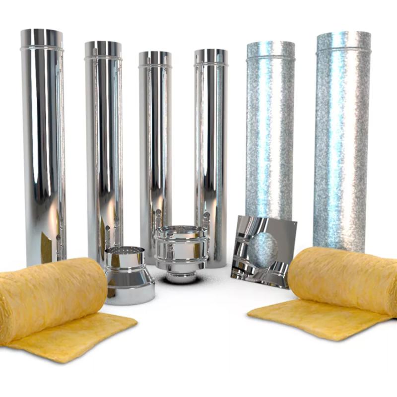 KIT INSTALACION 8" ACERO INOXIDABLE PARA TECHO