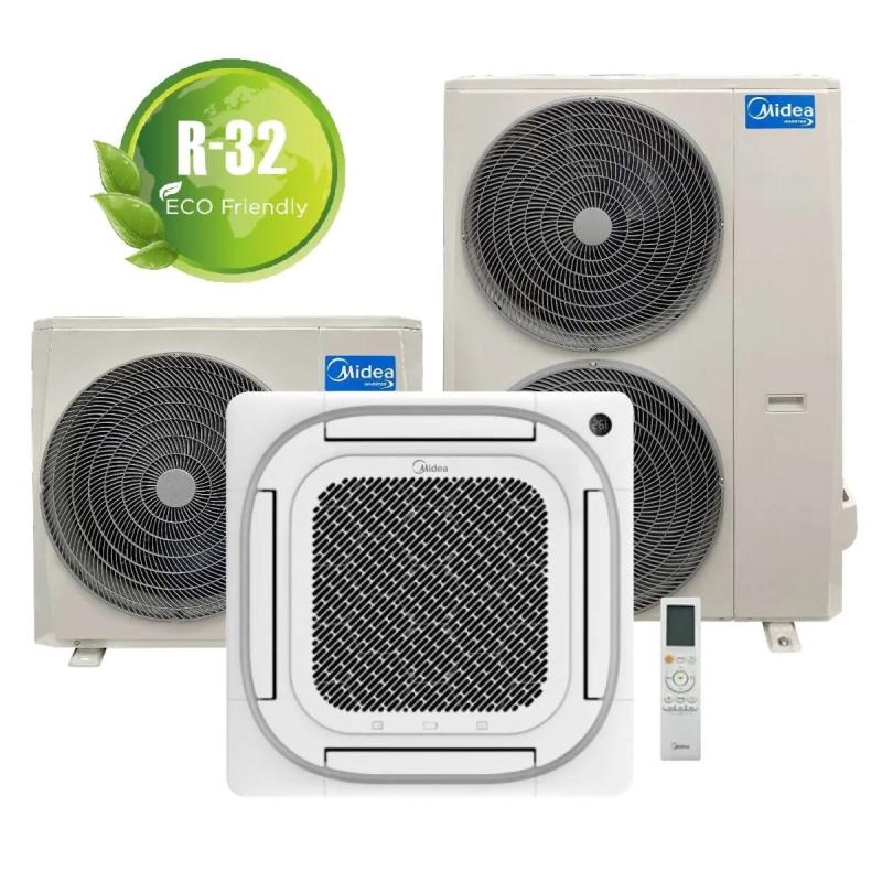 Conjunto Cassette Inverter Midea R32 - 5 TR F/C