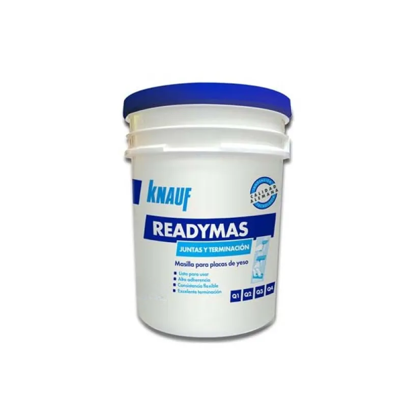 Knauf Masilla ReadyMas Juntas y Terminación - Balde 17 Kgs (Lista para Usar)