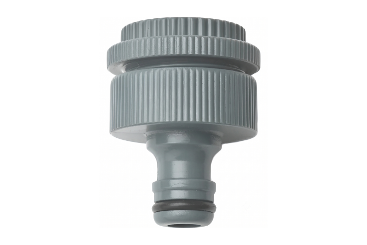 Adaptador de Grifo PVC Rehau Línea Confort 1" - 1/2" - 3/4" | Conector de Riego Rosca Triple Código 408583.100