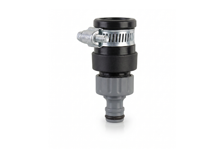 Adaptador Universal Trend de PVC Rehau para Grifo con Espiga | Conector de Manguera Profesional Código 247714.100