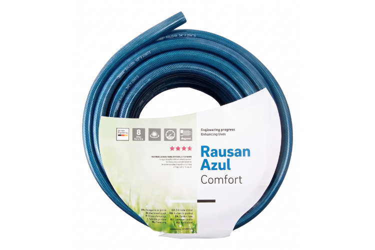 Manguera de Riego REHAU Rausan Blue 1/2" x 20 m Código 323988.001 | Manguera Reforzada Flexible de Alta Durabilidad