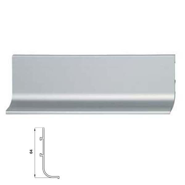 Hafele 126.25.900 Perfil Tirador Interno J Superior 3mts Aluminio Anodizado Plata
