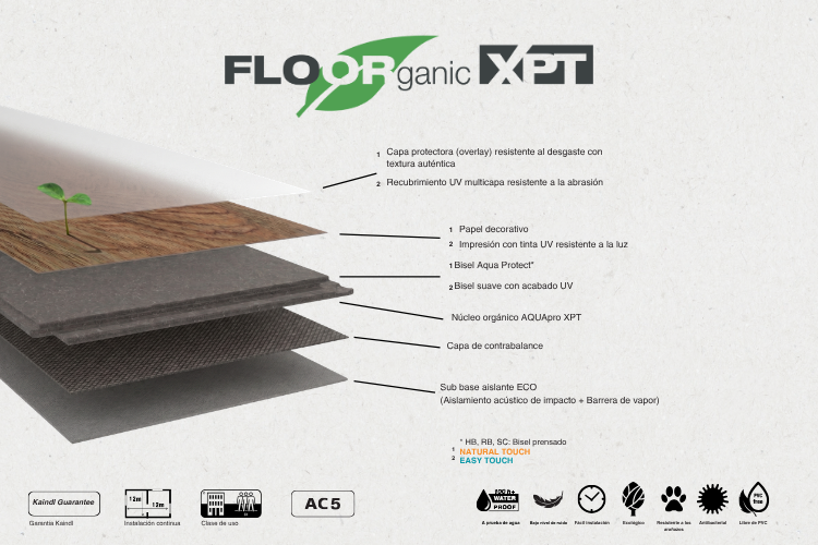 Piso Flotante Melamínico Kaindl Oak Cremona Cotta K2737 8,5mm