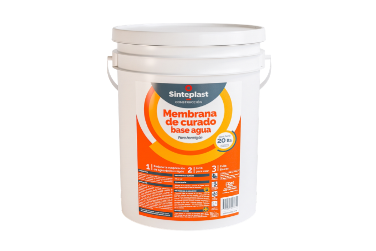 Membrana de Curado Base Acuosa Sinteplast Curafacil 20 Litros | Para Hormigón y Contrapisos Código 82930167