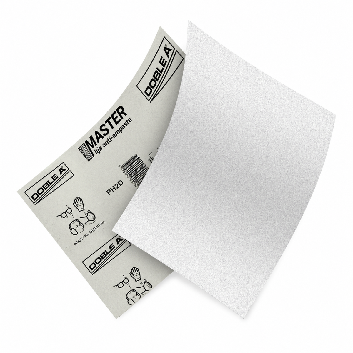 Lija Papel Master Anti Empaste Doble A (Gramajes 80, 120, 150, 180 y 220 - Venta por Hoja)