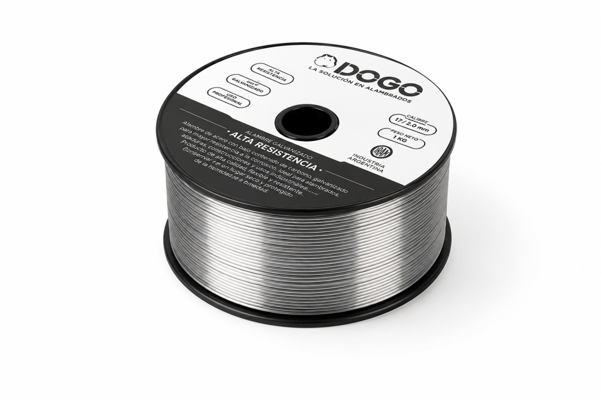 Alambre Tubular Sin Gas Dogo E71T-GS 0,8 mm (Carrete 0,450 kg - Código DOG25610)
