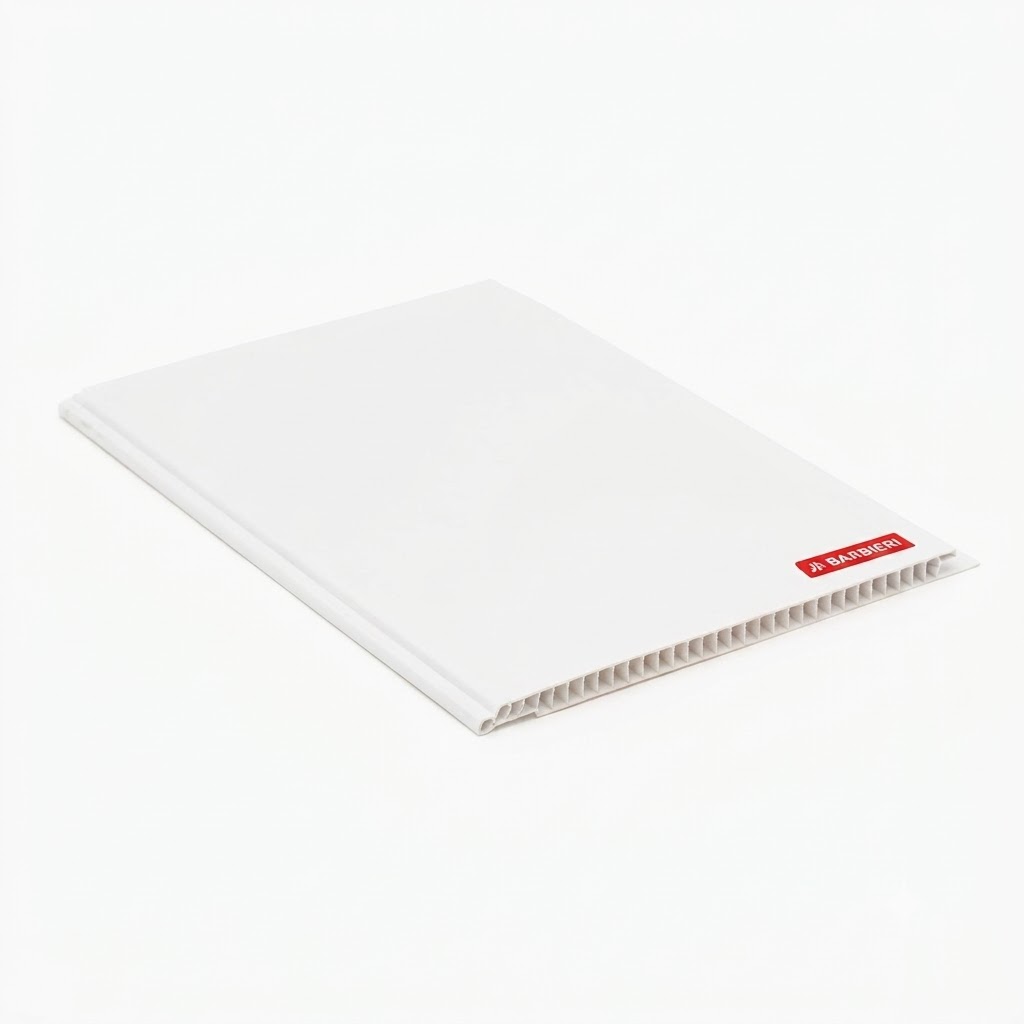 Machimbrado de PVC Blanco Barbieri (200 x 10 mm - Paquetes x 10 Tiras)