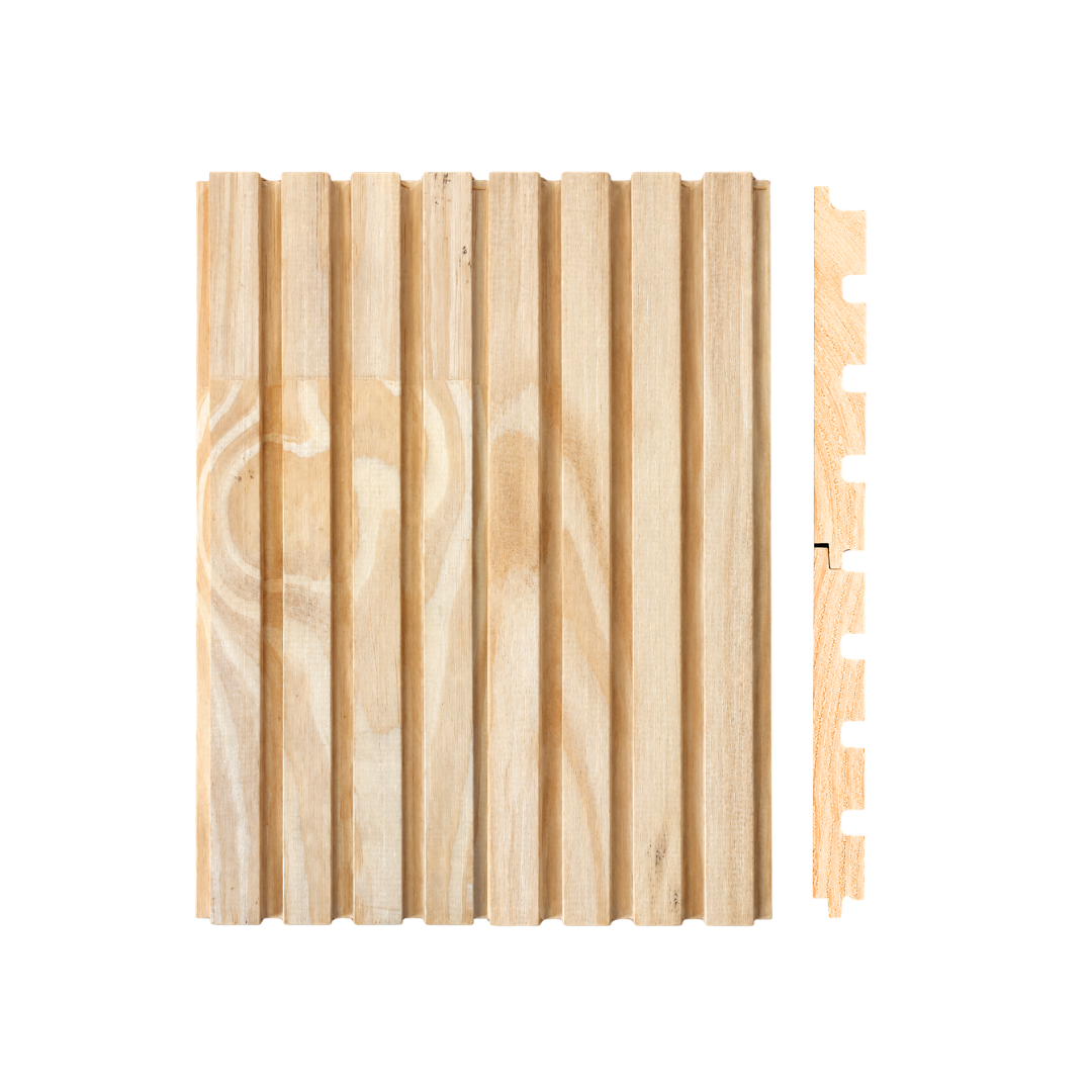 Machimbre Ranurado de Pino Finger A/A 1" x 6"
