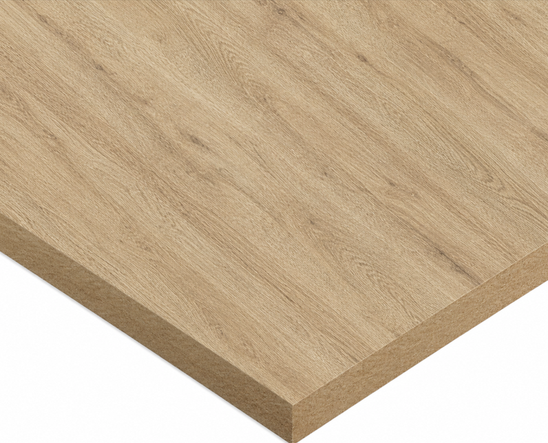 Placa MDF Melamínico Cajú Faplac 1,83 x 2,75 m 18 mm - Línea Étnica