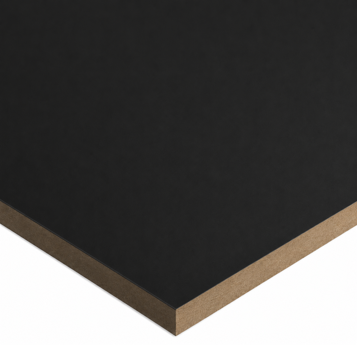 Placa MDF Melamínico Negro Profundo Faplac 1,83 x 2,75 m 5,5 mm - Línea Lisos