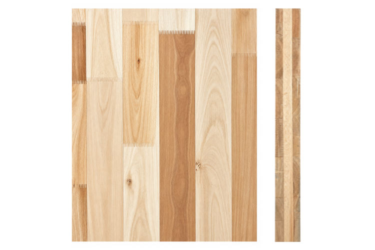 Tablero Alistonado Eucalipto Grandis CLT Listón Corrido 1,20 m x 2,40/2,50 m x 30 mm
