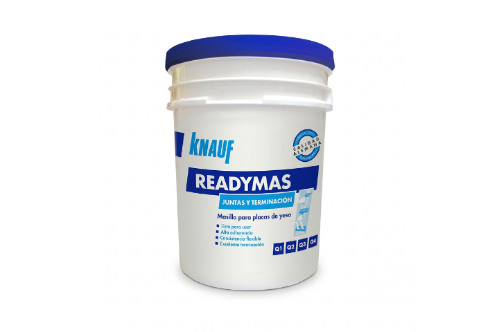 Knauf Masilla ReadyMas Juntas y Terminación - 1,7 Kgs | Masilla Lista para Usar en Placas de Yeso